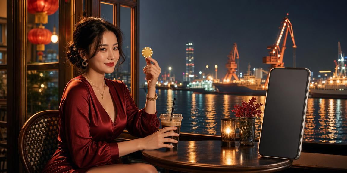 Người dùng tại Hải Phòng thư giãn trong quán cà phê, tra cứu xổ số và casino trực tuyến qua điện thoại
